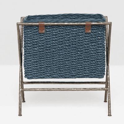 Hemley Magazine/Catalog Rack in Denim Seagrass - Our Boat House