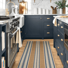 Heron Stripe Indoor/Outdoor Rug - coastal inspired home furnishing lifestyle