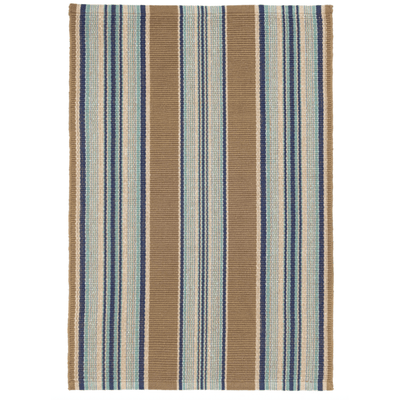 Heron Stripe Indoor/Outdoor Rug - Our Boat House
