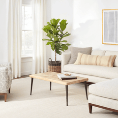 Herringbone Handwoven Indoor/Outdoor Rug - Linen & White - Our Boat House