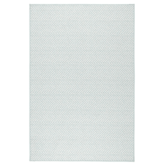 Herringbone Machine Washable Rug - Swedish Blue - Our Boat House