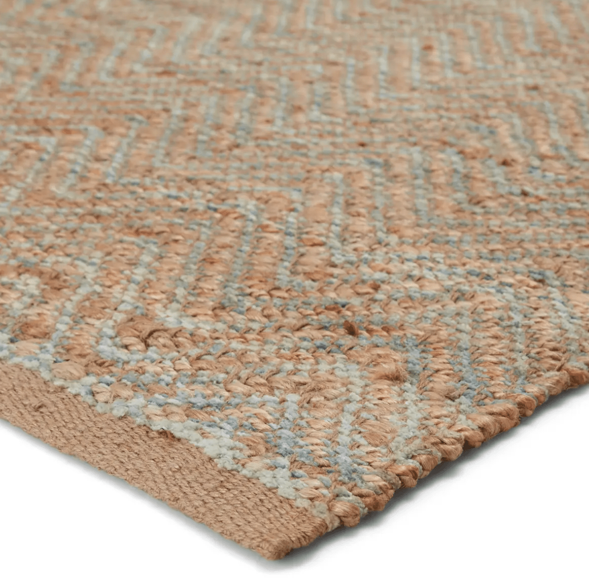 Himalaya Jute Rug - Ginger & Sea Glass Green - Our Boat House