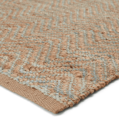 Himalaya Jute Rug - Ginger & Sea Glass Green - Our Boat House