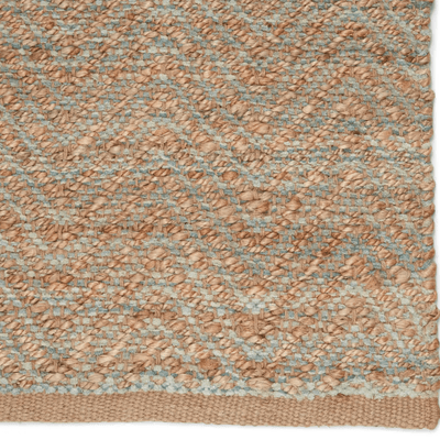 Himalaya Jute Rug - Ginger & Sea Glass Green - Our Boat House