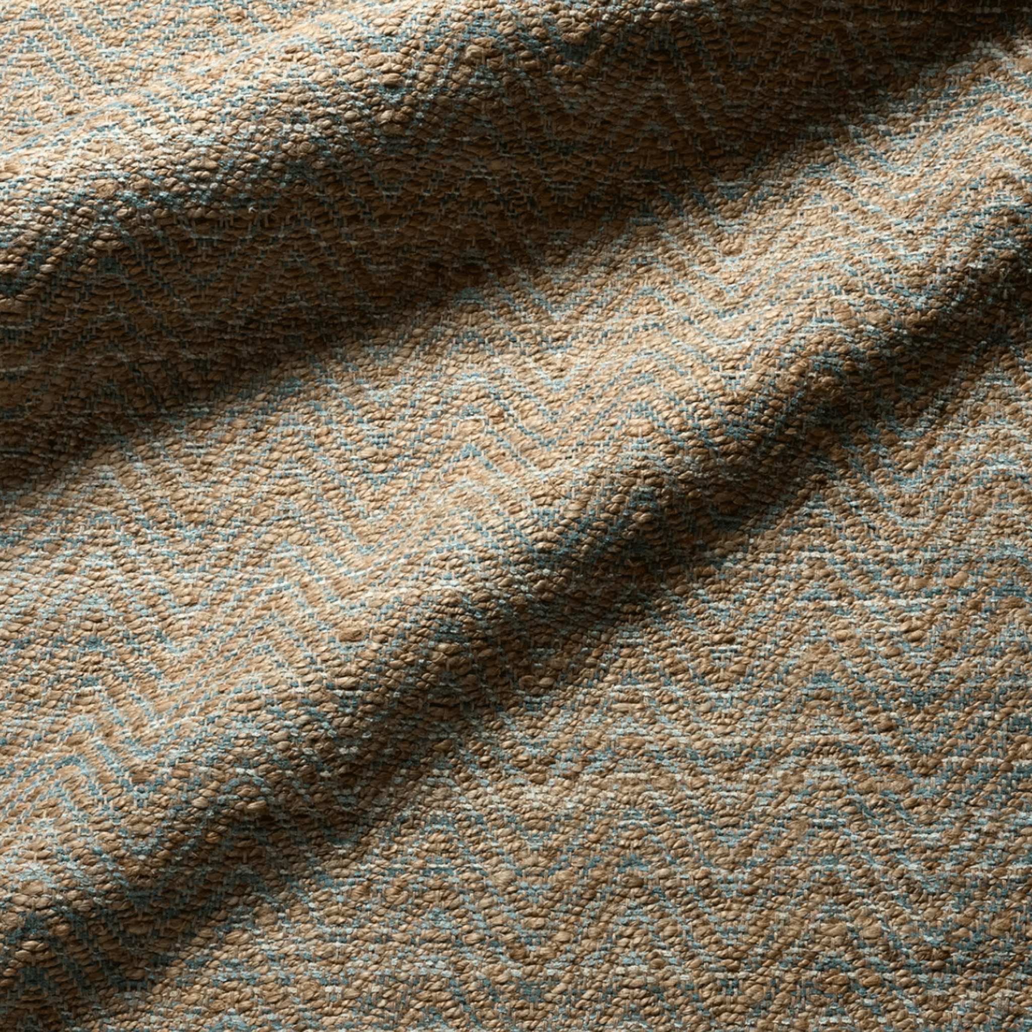 Himalaya Jute Rug - Ginger & Sea Glass Green - Our Boat House
