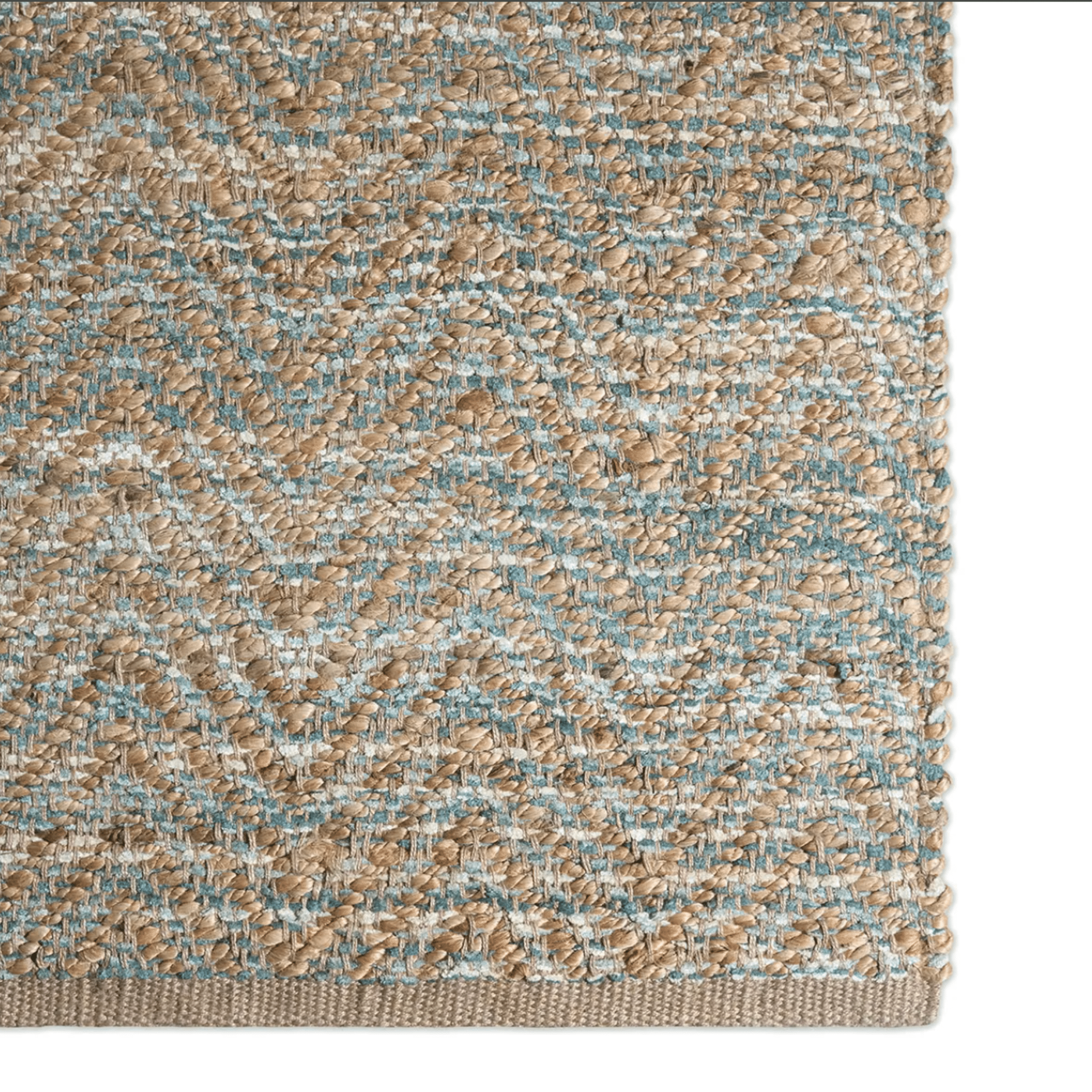 Himalaya Jute Rug - Ginger & Sea Glass Green - Our Boat House