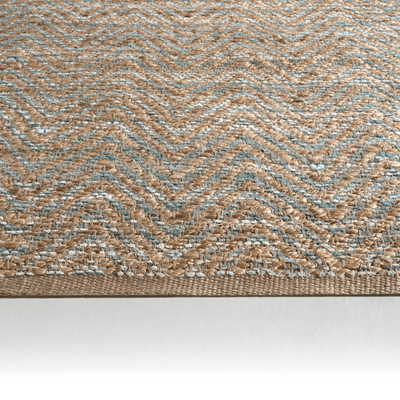 Himalaya Jute Rug - Ginger & Sea Glass Green - Our Boat House