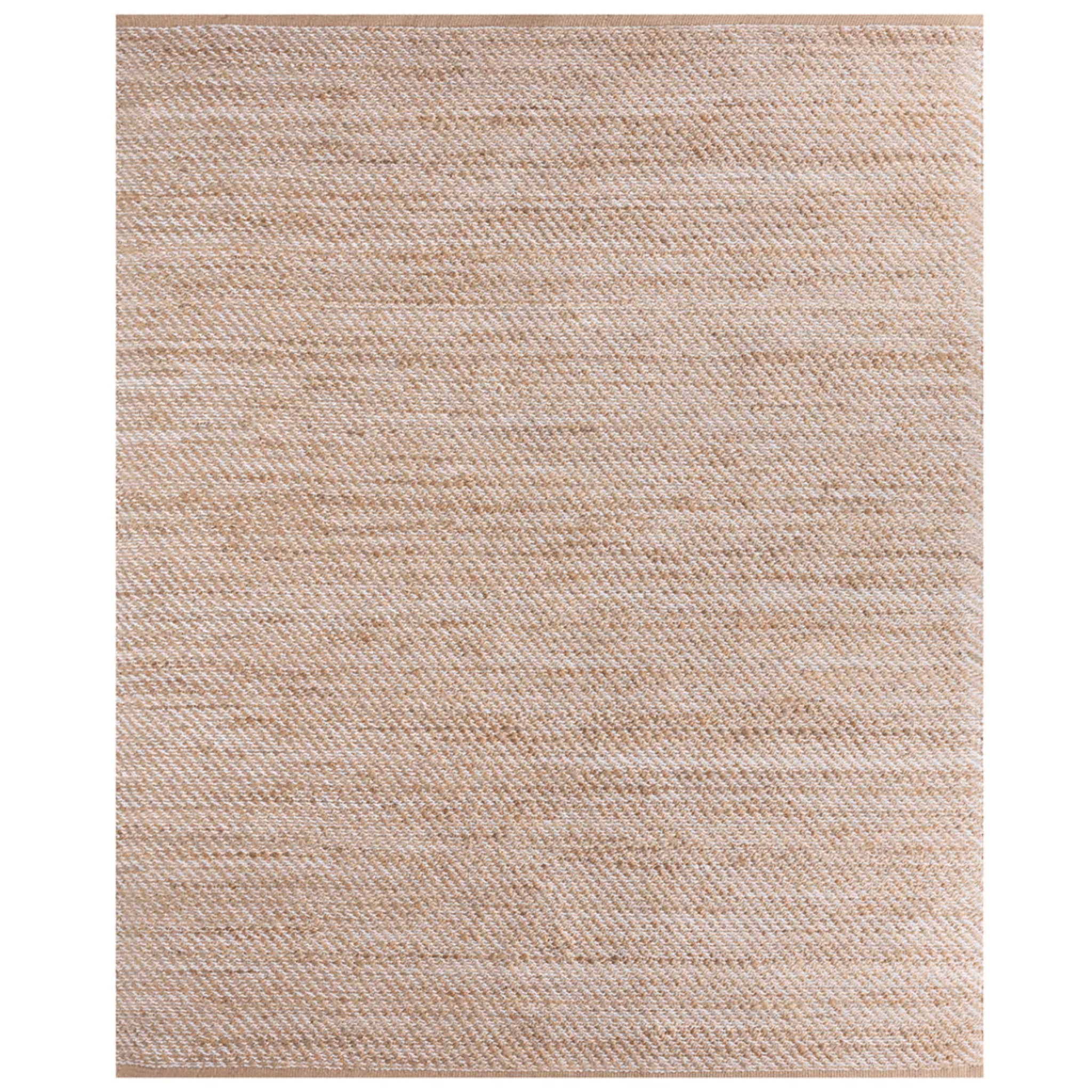 Himalaya Jute Rug - Tapioca & Snow - Our Boat House