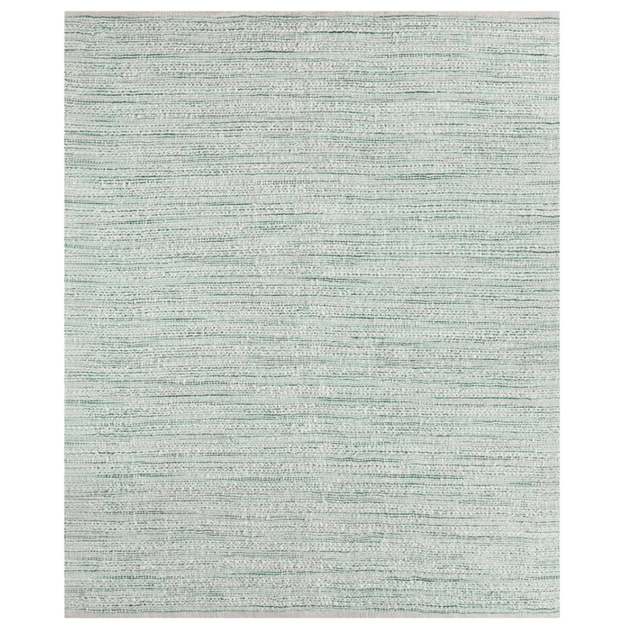 Himalaya Jute Rug - White Cap & Antique Green - Our Boat House