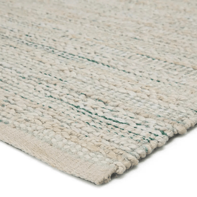 Himalaya Jute Rug - White Cap & Antique Green - Our Boat House