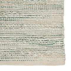 Himalaya Jute Rug - White Cap & Antique Green - Our Boat House