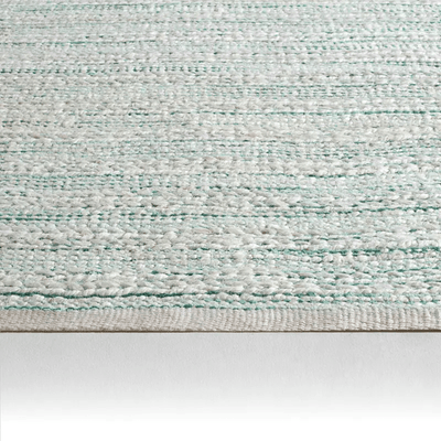 Himalaya Jute Rug - White Cap & Antique Green - Our Boat House