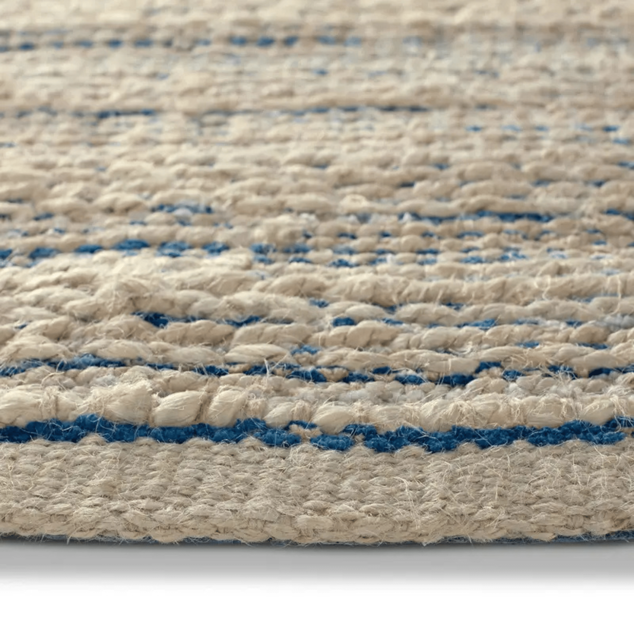 Himalaya Jute Rug - Whitecap Gray & Blues - Our Boat House