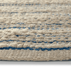 Himalaya Jute Rug - Whitecap Gray & Blues - Our Boat House