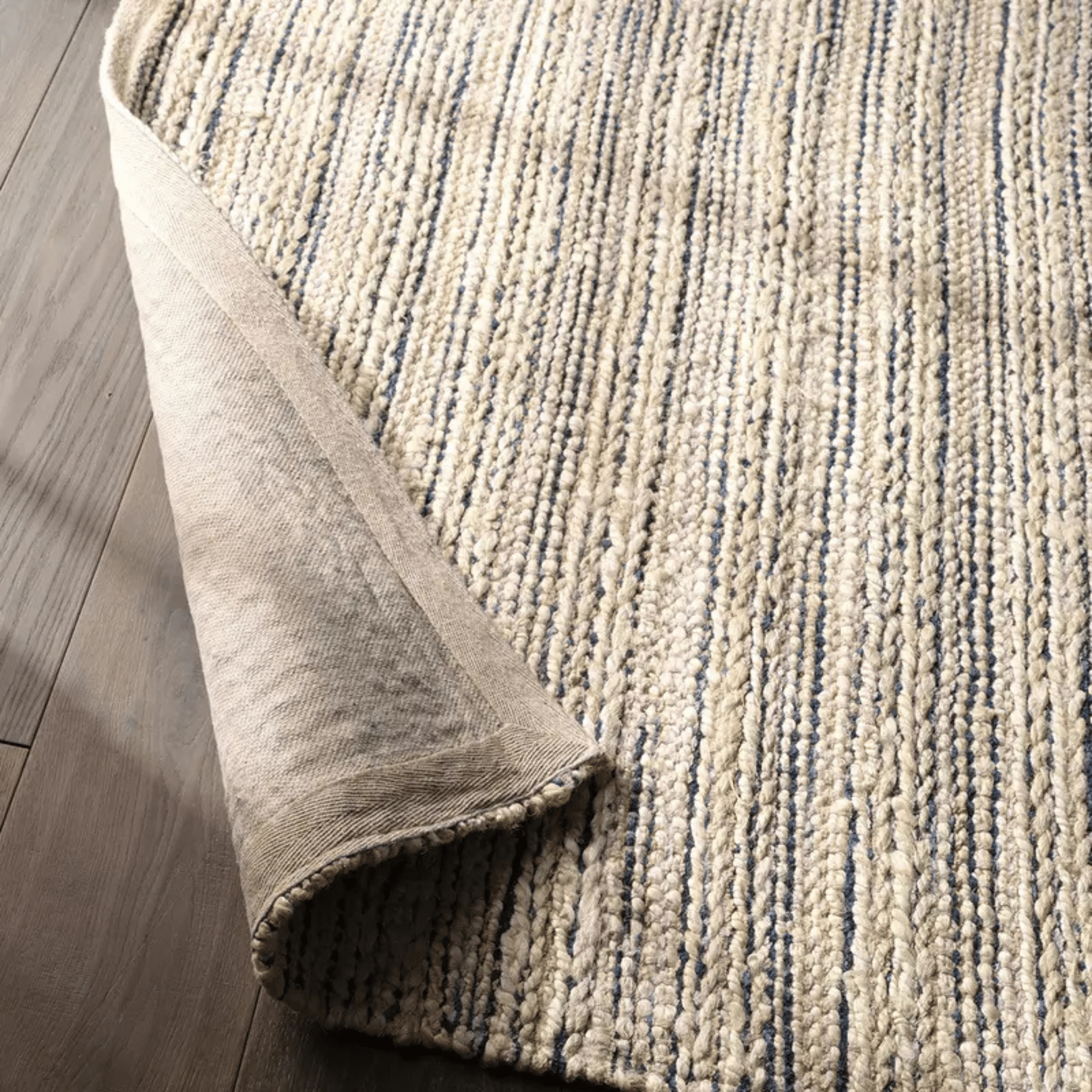 Himalaya Jute Rug - Whitecap Gray & Blues - Our Boat House
