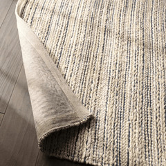Himalaya Jute Rug - Whitecap Gray & Blues - Our Boat House