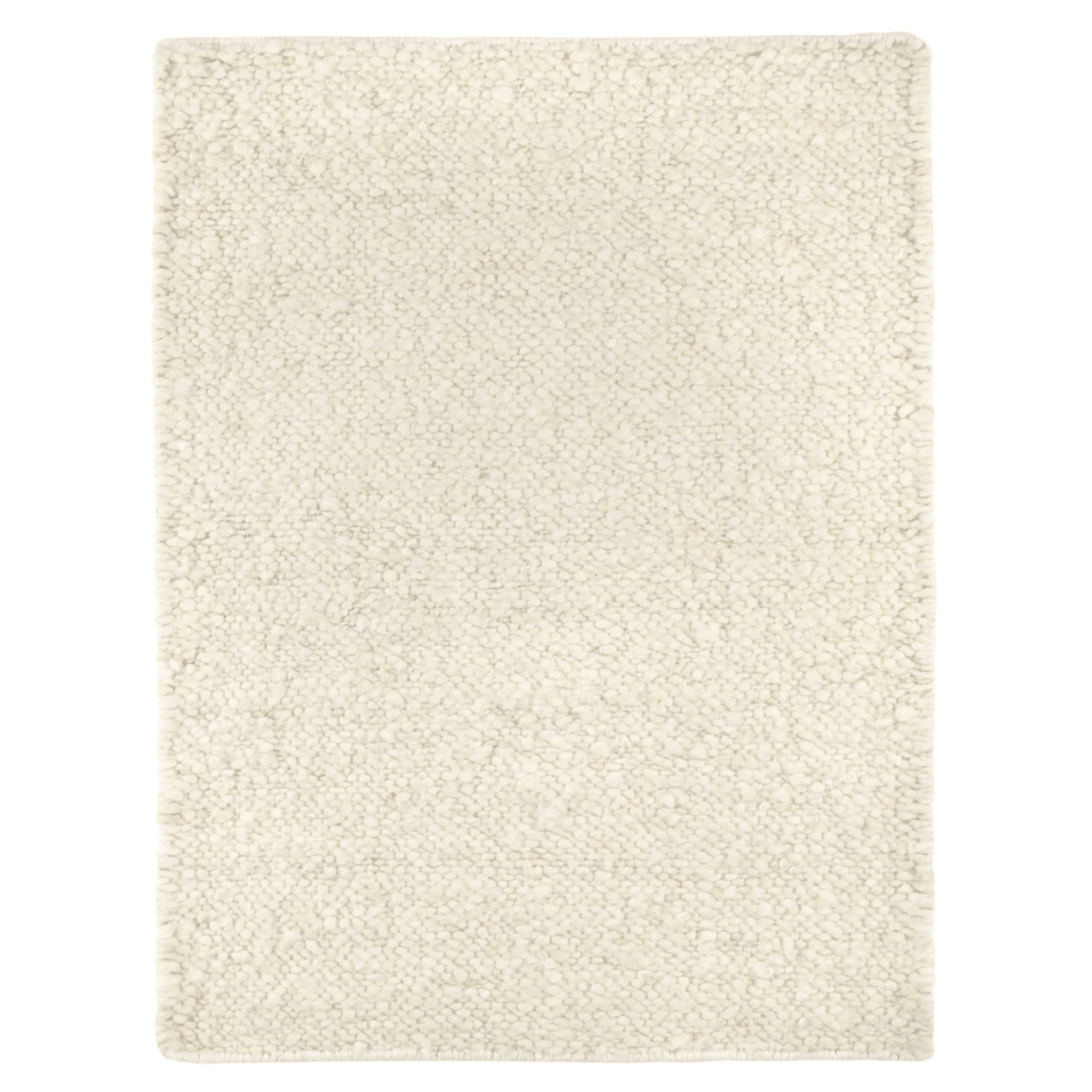 Holmstead Handwoven Wool Rug - Ivory - Our Boat House