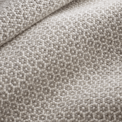 Honeycomb Handwoven Wool Rug - Ivory & Grey - Our Boat House