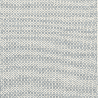 Honeycomb Woven Wool Rug - Soft French Blue & Ivory - Our Boat House