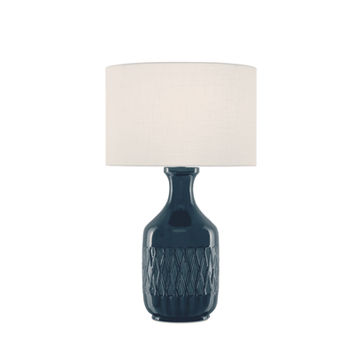 Hudson Bay Indigo Table Lamp - Our Boat House