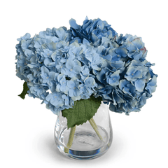 Hydrangea Arrangement in Blue - Our Boat House