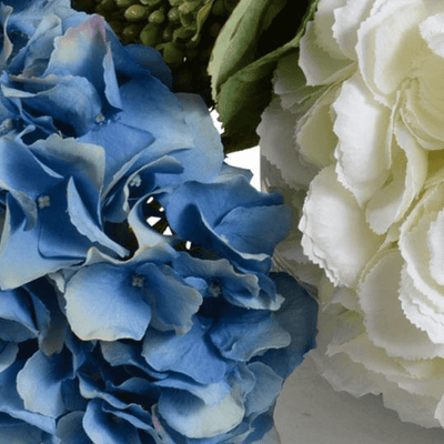 Hydrangea Centerpiece Arrangement - Our Boat House