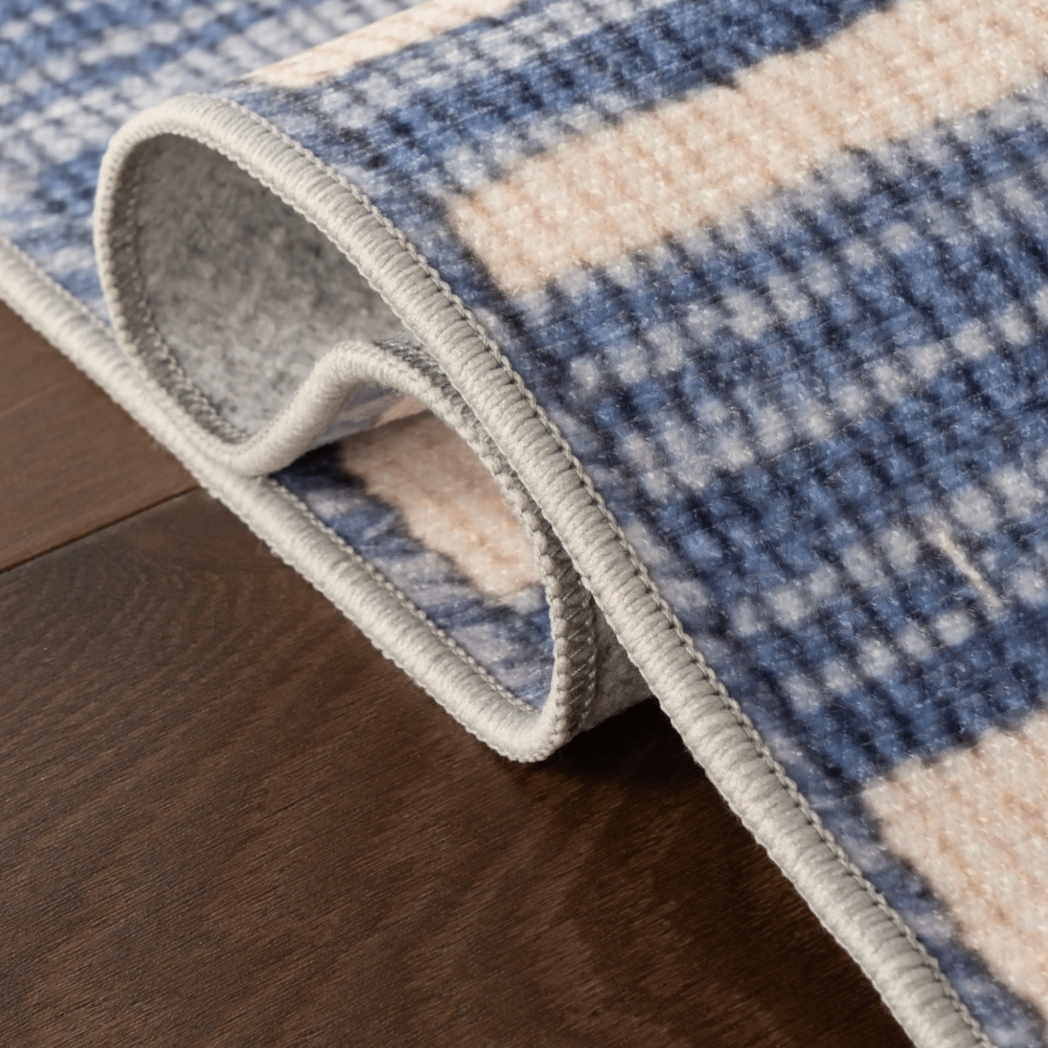 Ilae Coastal Striped Washable Rug - Our Boat House