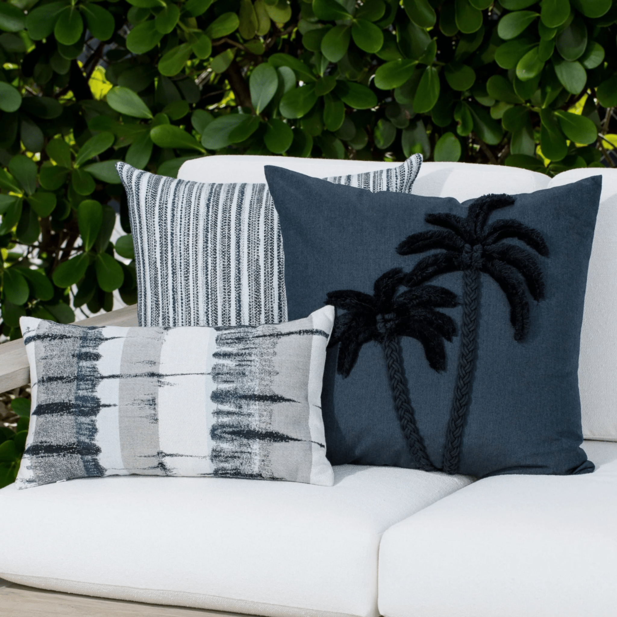 Indigo Escape Indoor/Outdoor Pillow - coastal inspired home furnishing lifestyle