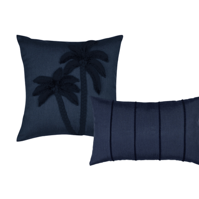 Indigo Escape Indoor/Outdoor Pillow - Our Boat House