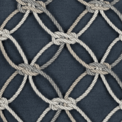 Indigo Rope Knot Indoor/Outdoor Pillow - Our Boat House