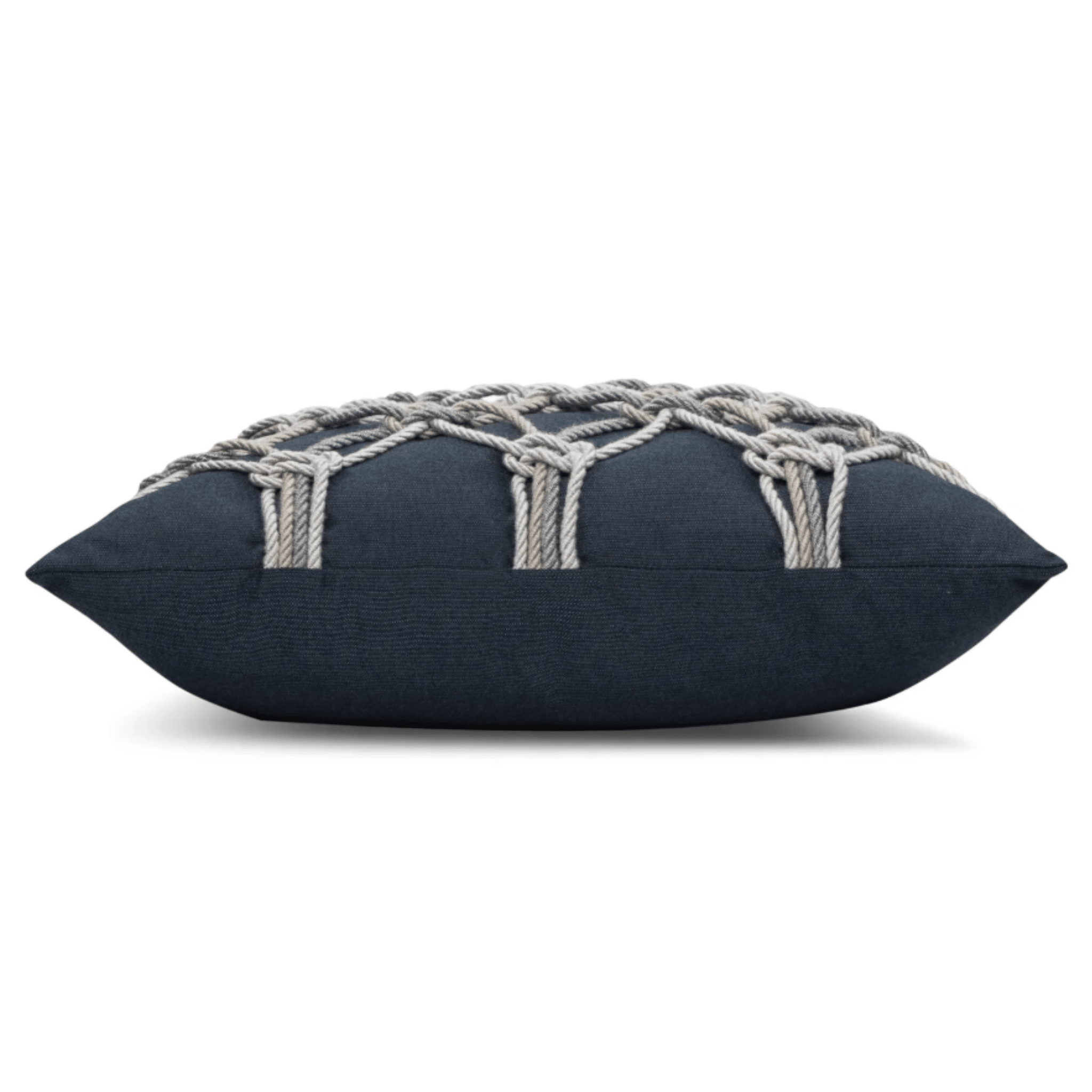 Indigo Rope Knot Indoor/Outdoor Pillow - Our Boat House