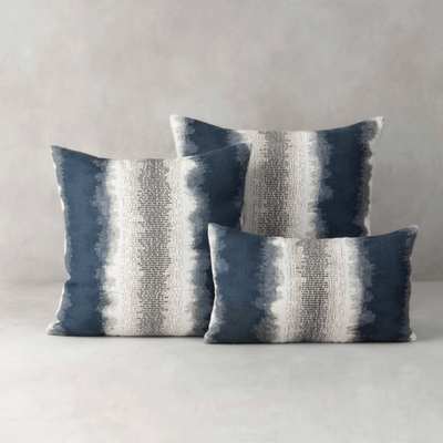 Indigo Tides Indoor/Outdoor Pillow - Our Boat House