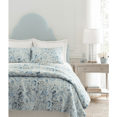 Ines Linen Blue Duvet Cover - Our Boat House