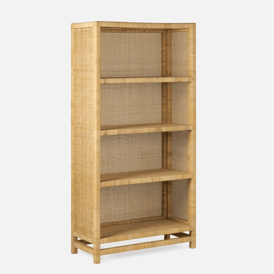 Islamorada Rattan Bookcase - Our Boat House