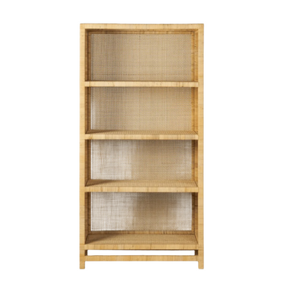 Islamorada Rattan Bookcase - Our Boat House