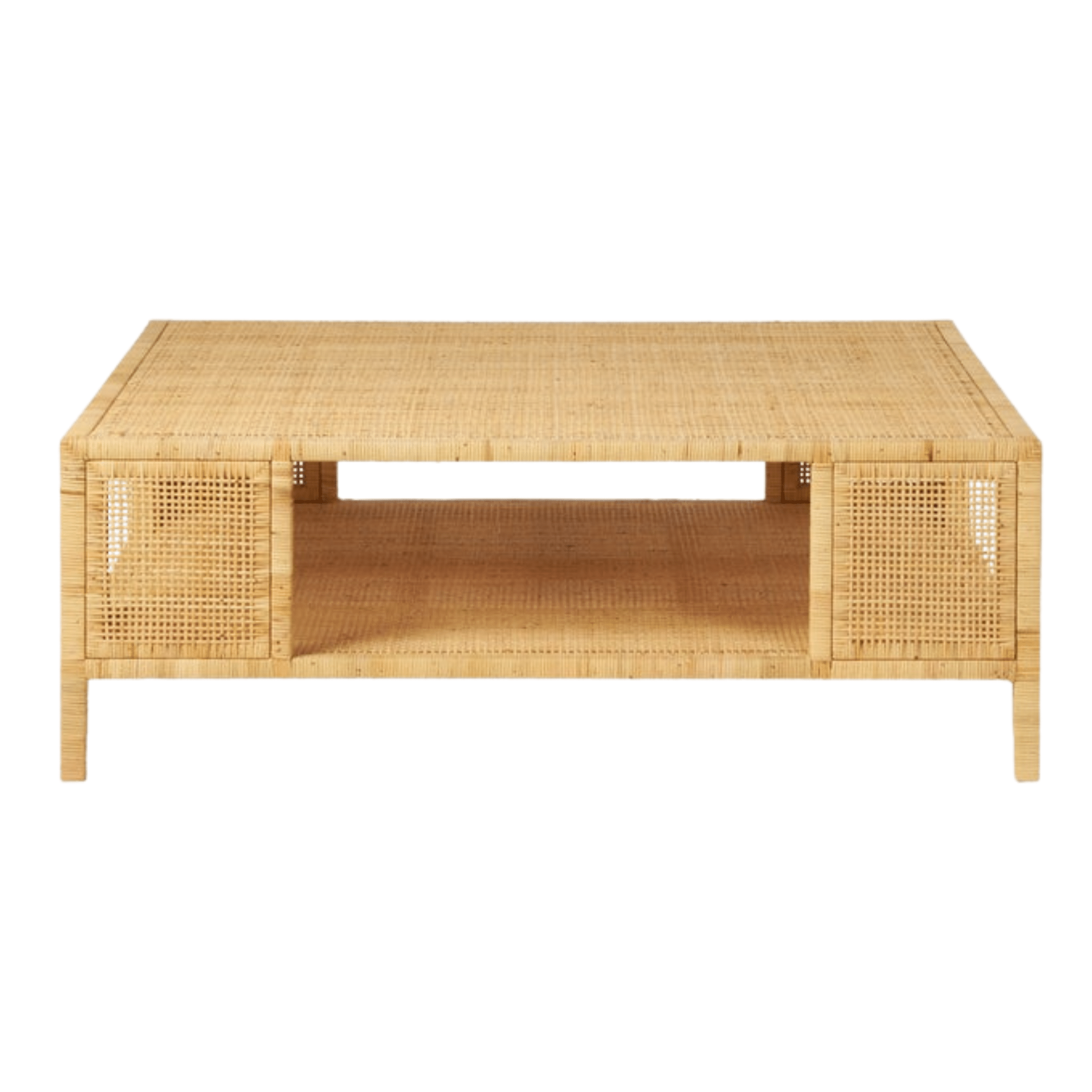 Islamorada Rattan Natural Coffee Table - Our Boat House