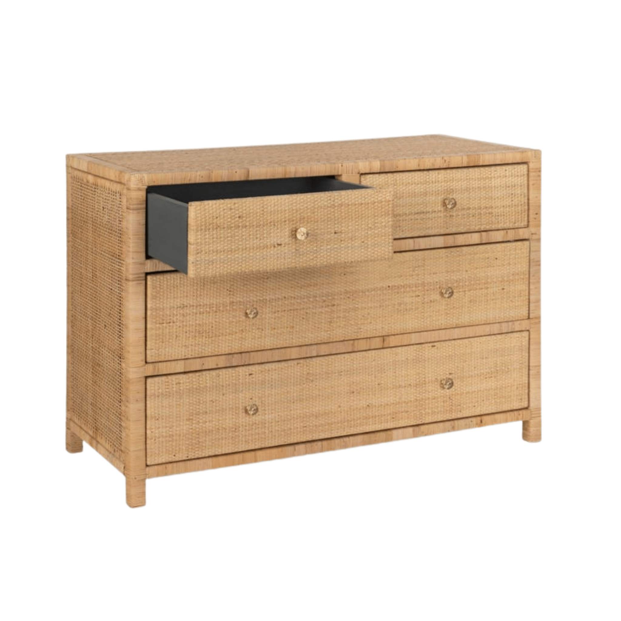 Islamorada Rattan Natural Dresser - Three Sizes - Our Boat House