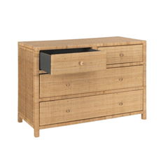 Islamorada Rattan Natural Dresser - Three Sizes - Our Boat House