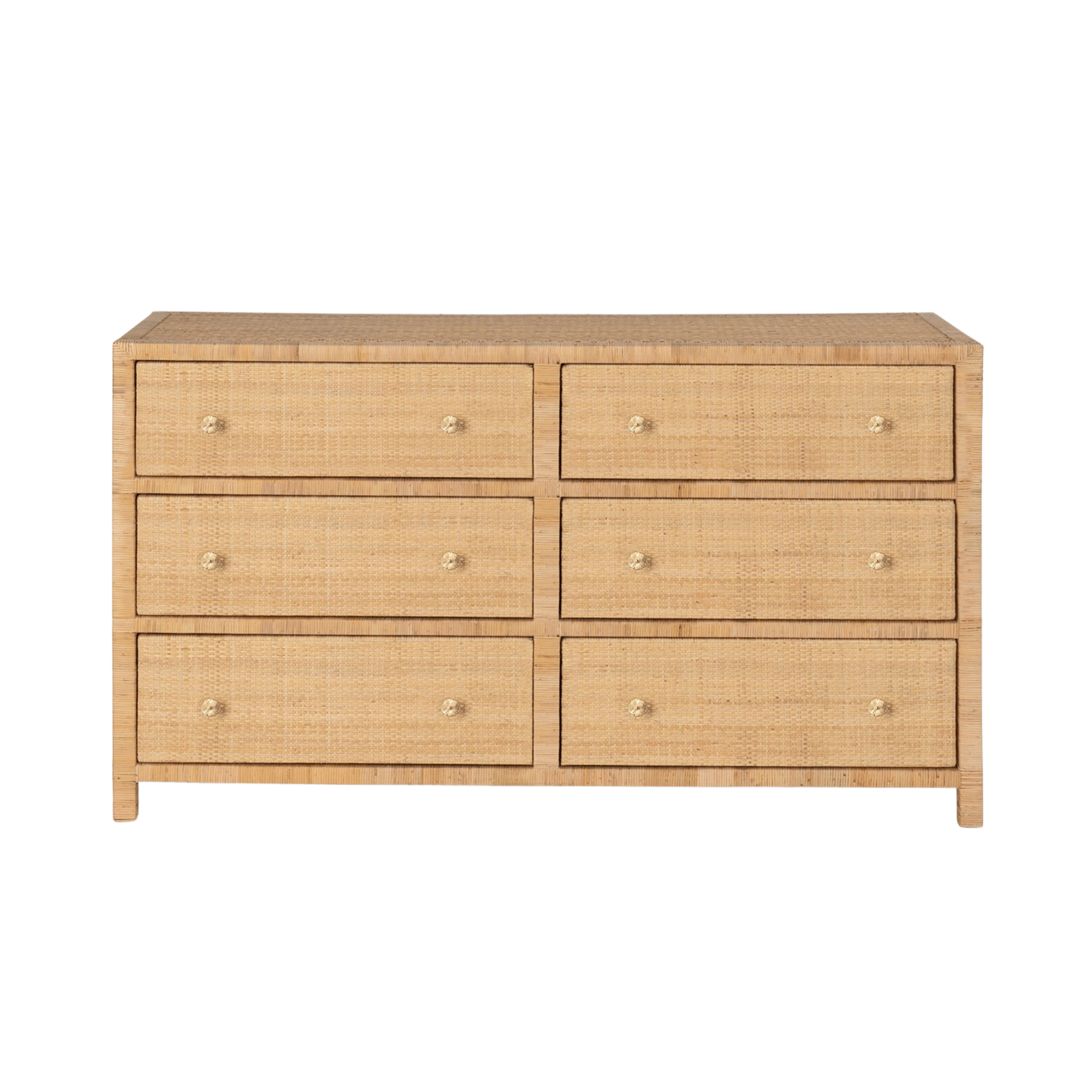 Islamorada Rattan Natural Dresser - Three Sizes - Our Boat House
