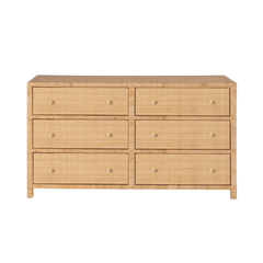 Islamorada Rattan Natural Dresser - Three Sizes - Our Boat House