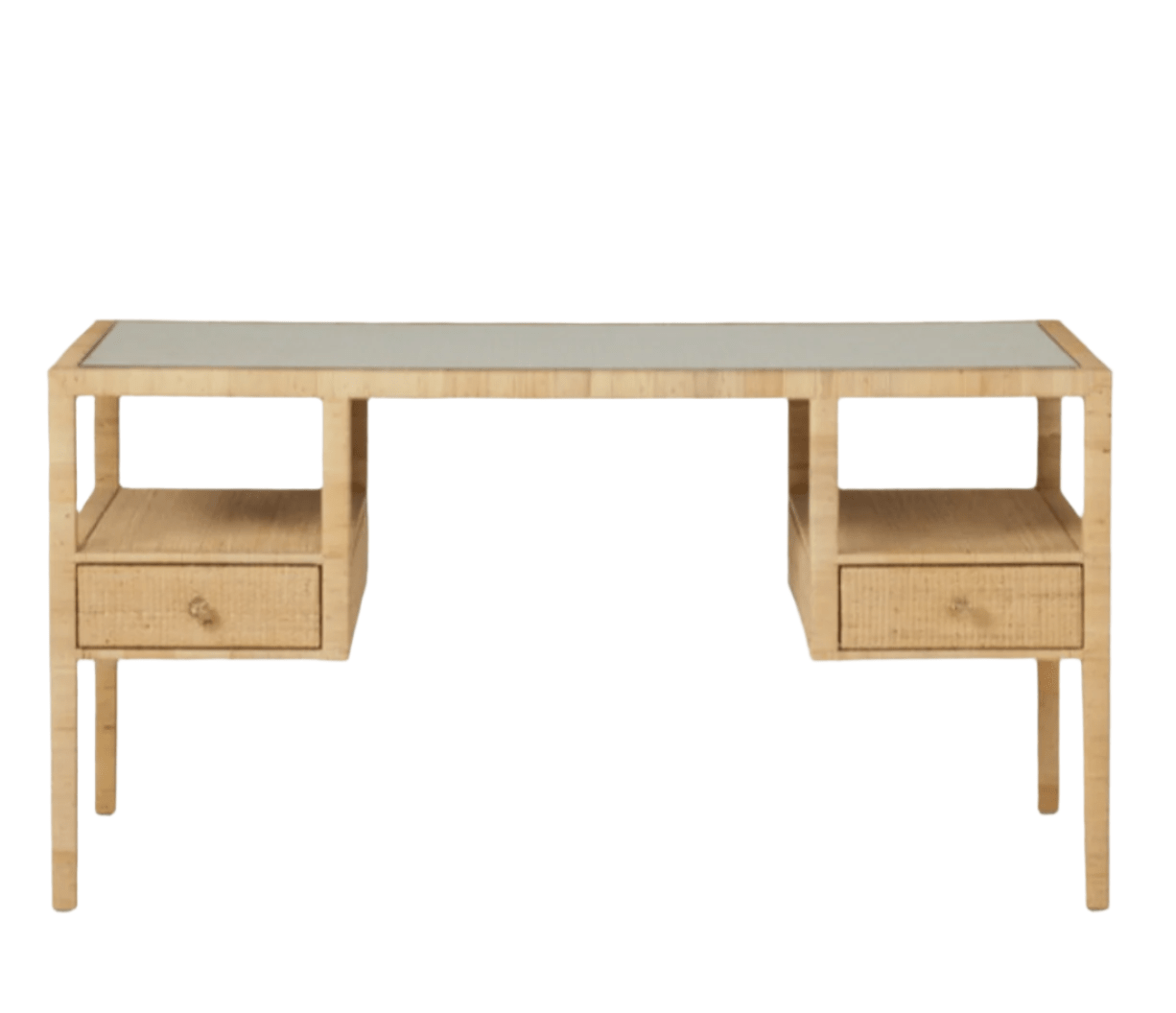 Islamorada Rattan Natural Open Desk - Our Boat House