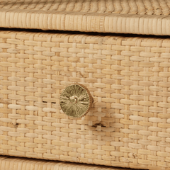Islamorada Rattan Natural Open Desk - Our Boat House