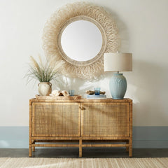 Islamorada Rattan Natural Sideboard - Natural Finish, Three Sizes - Our Boat House