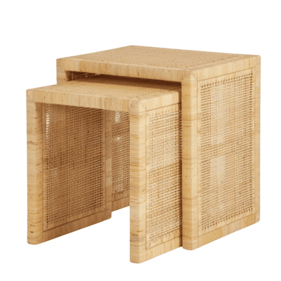 Islamorada Rattan Nesting Tables - Our Boat House