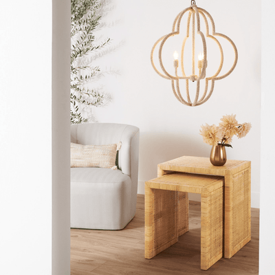 Islamorada Rattan Nesting Tables - Our Boat House