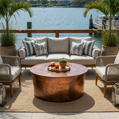Jackson Hole Copper Coffee Table - Our Boat House