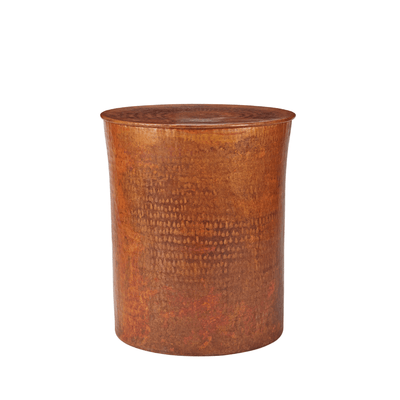 Jackson Hole Copper Drum Side Table - Our Boat House