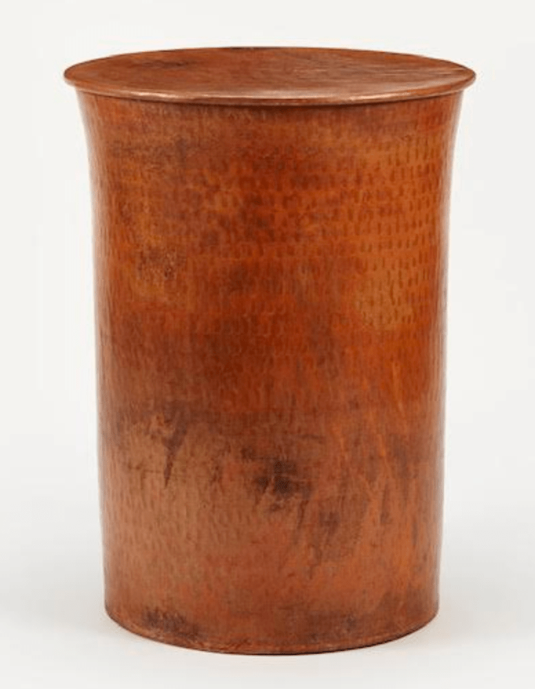 Jackson Hole Copper Drum Side Table - Our Boat House