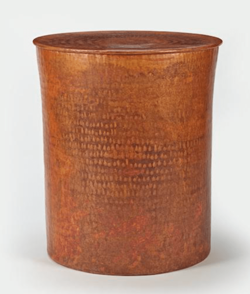 Jackson Hole Copper Drum Side Table - Our Boat House