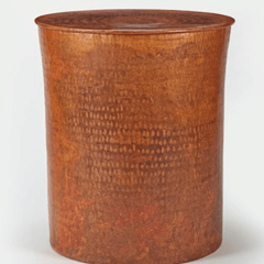 Jackson Hole Copper Drum Side Table - Our Boat House